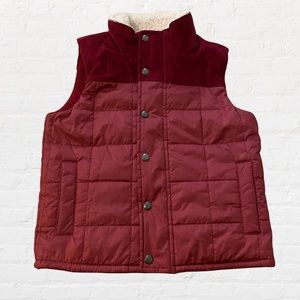 GAP Kids Puffer Vest Fleece Lined size Small 6/7
